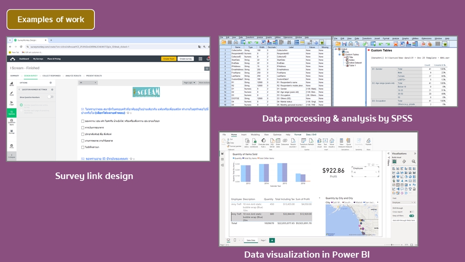 วิเคราะห์ดาต้า - Research design, Survey link, Data analysis & Dashboard/ Visualization by experienced researcher - 5