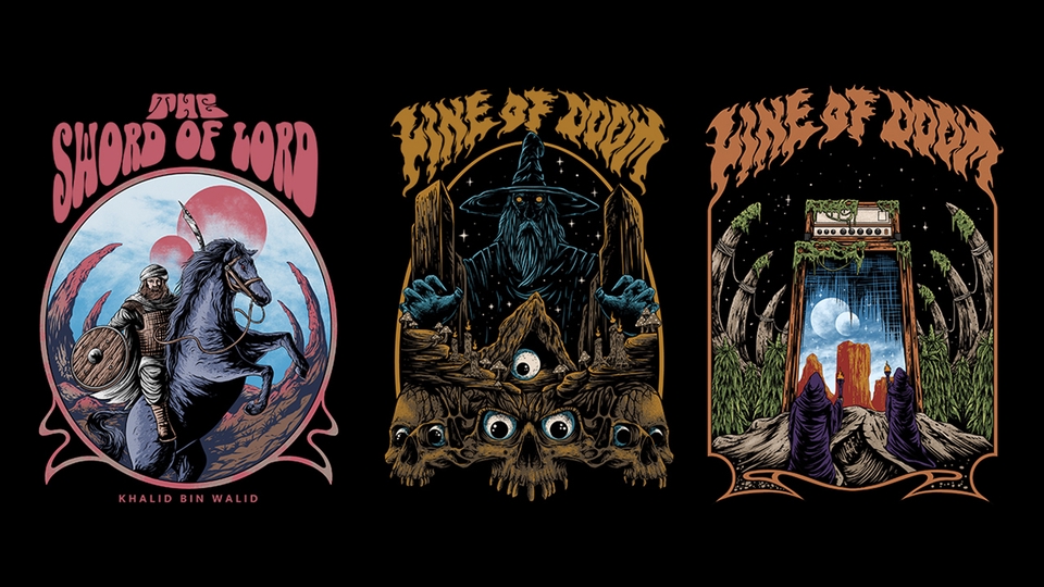 Gambar dan Ilustrasi - Desain illustrasi darkart, stoner, doom, metal untuk kaos, cover album dll - 2