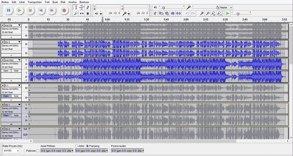 Jasa Lainnya - Edit Audio File di Audacity - 4