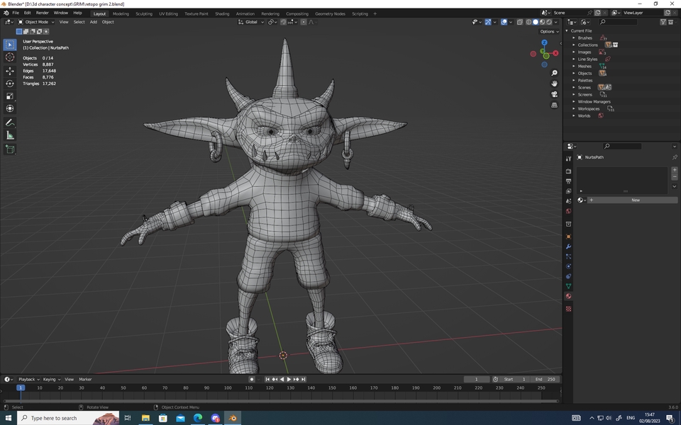 3D & Perspektif - 3D character modeling - 5