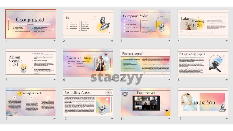 Presentasi - Jasa pembuatan presentasi power point, minimal 24 jam jadi. - 7