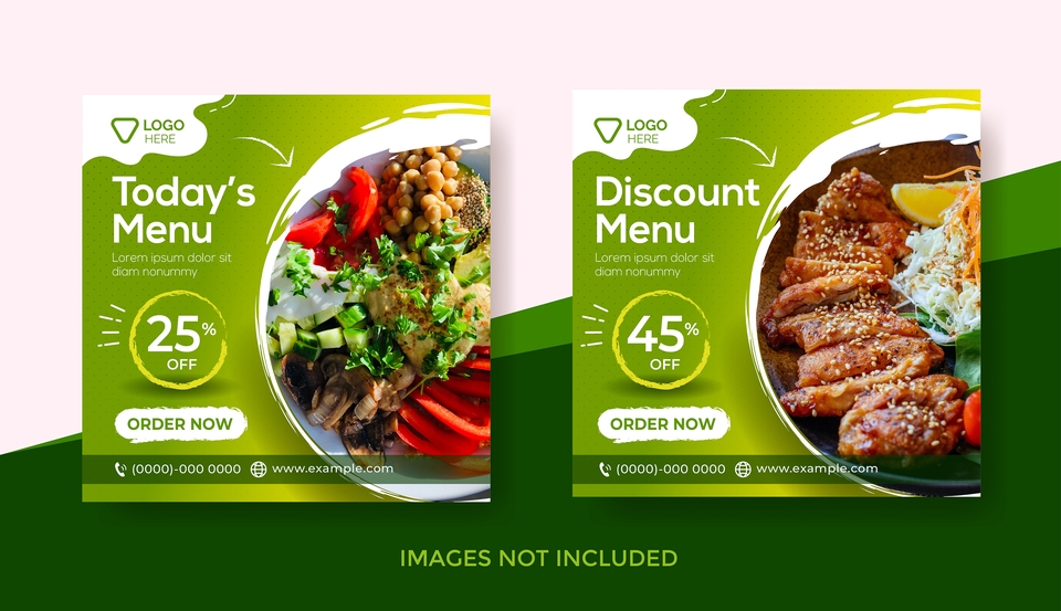 Banner Online - Desain Sosial Media Post Banner dan Desain Food Menu Banner Professional - 6