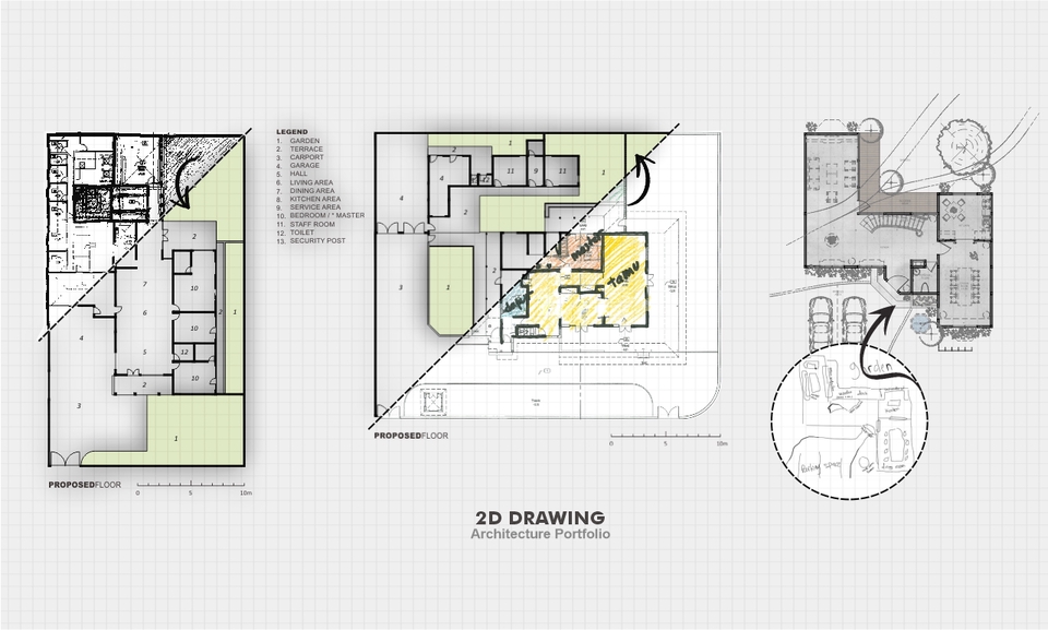 CAD Drawing - JASA GAMBAR AUTOCAD 2D | MODIFIKASI GAMBAR | GAMBAR IMB/PBG - 6