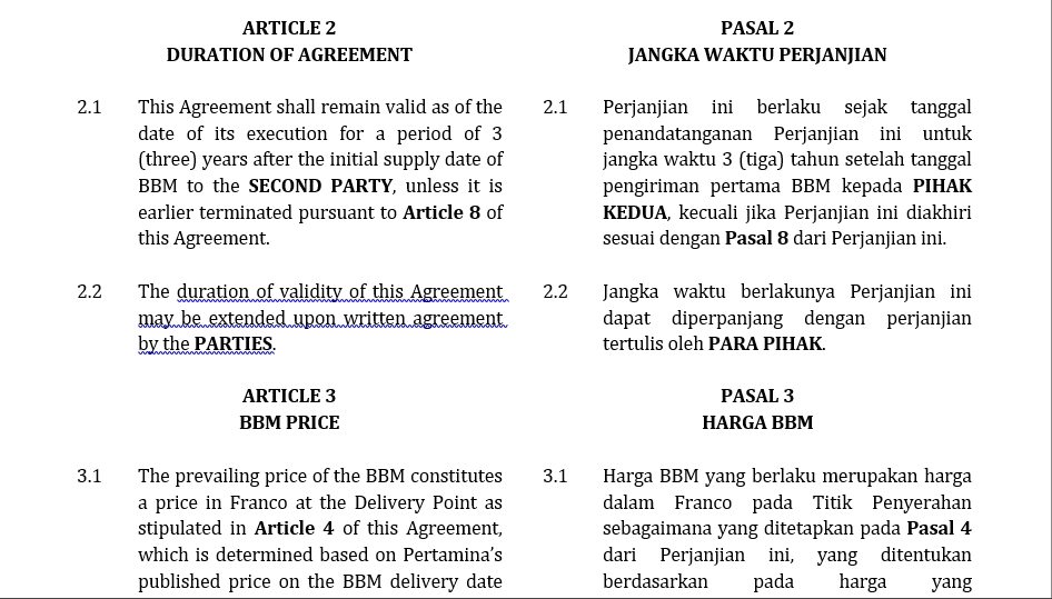 Hukum - Perancang Kontrak/Perjanjian Bisnis, Perancang SOP Bisnis Proses, Legal Opinion - 4