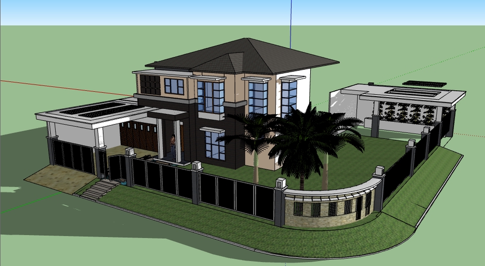 3D & Perspektif - Design Interior dan Eksterior 2D , 3D (Auto Cad dan SketchUp) - 6