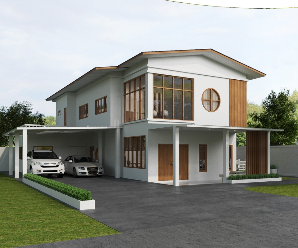 ออกแบบตกแต่งภายในและภายนอก - 3D Perspective ภายในและภายนอก คอนโด บ้าน ร้านค้า - 22