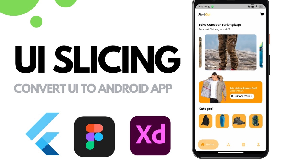 Aplikasi Ponsel - Slicing UI ke Applikasi Android - 1