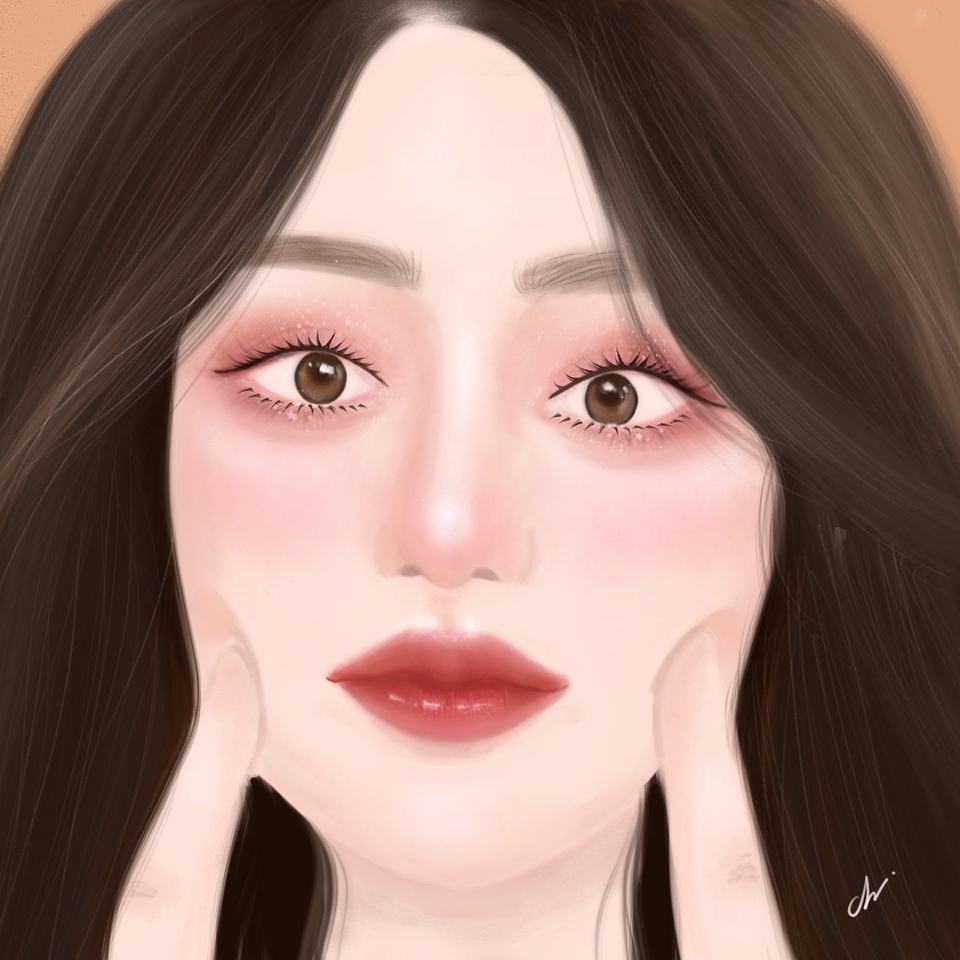 วาดภาพเหมือน Portrait - Portrait / วาดภาพเหมือน Digital Painting - 6