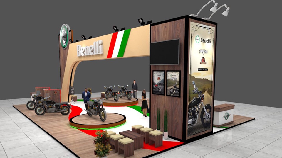 3D & Perspektif - DESAIN 3D BOOTH PAMERAN EXHIBITION - 3