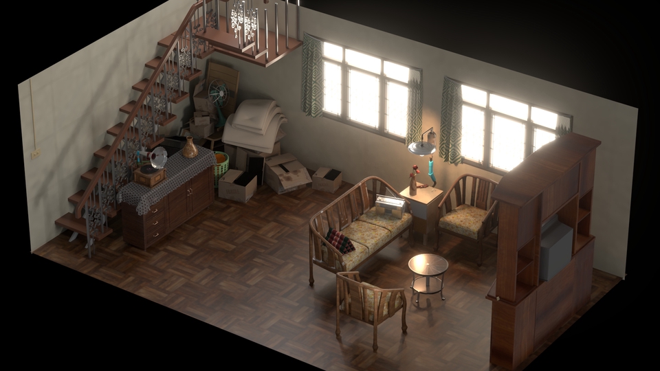 ทำโมเดล 3D - รับทำ 3D Character / Mockup - 23