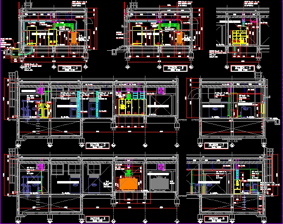 CAD Drawing - Mechanical & Electrical Desain Gambar 2D MEP M.E - 20