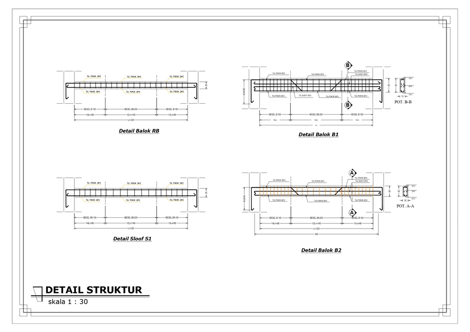 CAD Drawing - JASA GAMBAR 2D, 3D, RAB, IMB DLL - 13