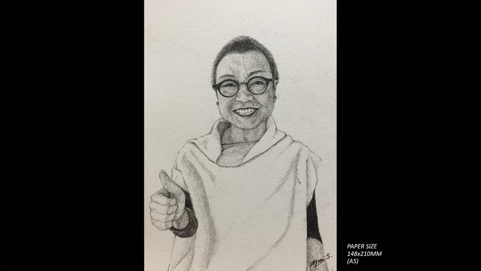 วาดภาพเหมือน Portrait - Realistic Portrait Drawing - 9