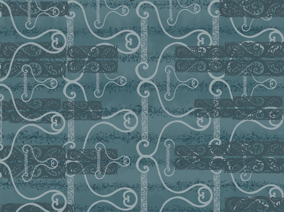 Desain Kaos & Motif - DESAIN MOTIF/PATTERN ABSTRAK/TRADISIONAL/MODERN - 7