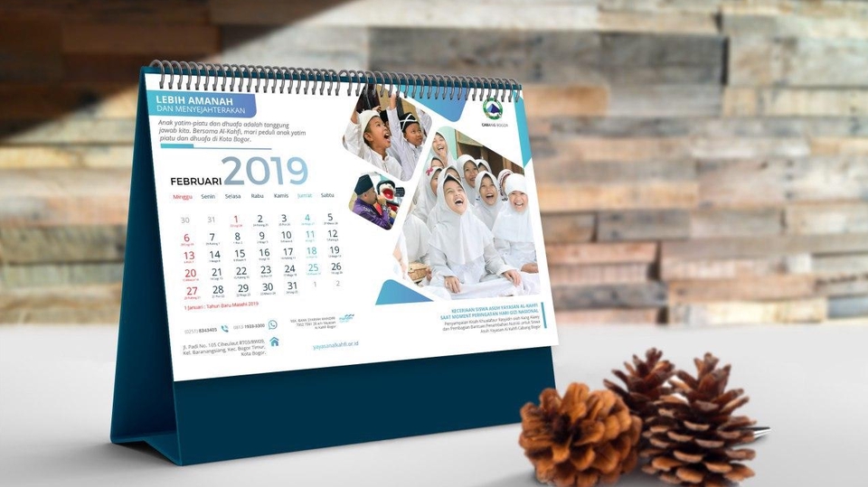 Digital Printing - Desain dan Cetak Kalender 1 Minggu Ready - 1