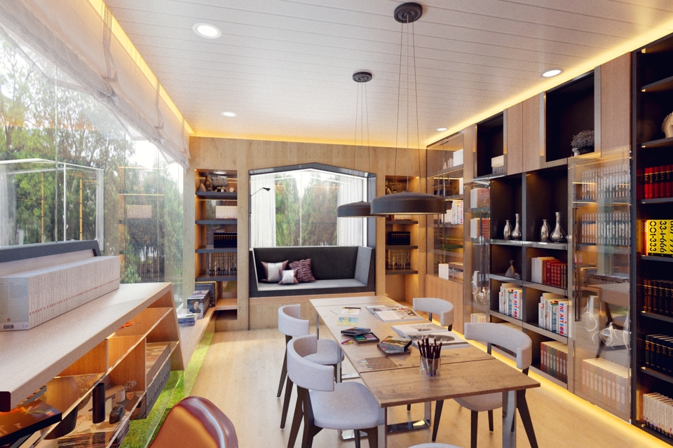 3D Perspective - ออกแบบ ทำภาพ 3D Perspective งานภายใน Interior - 5