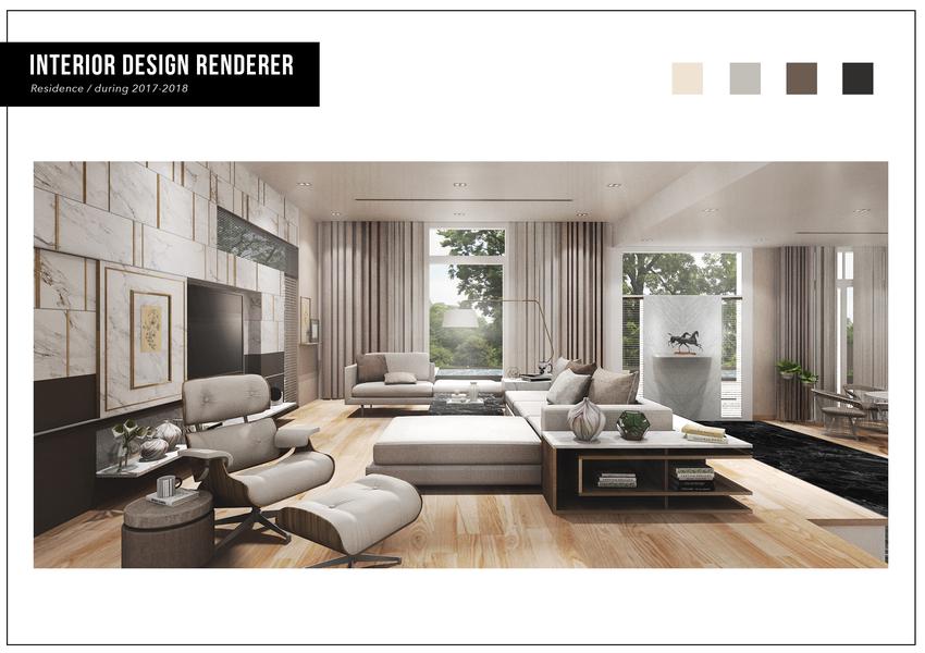 3D & Perspective - รับทำภาพ 3D Perspective / Sketchup+Photoshop - 1