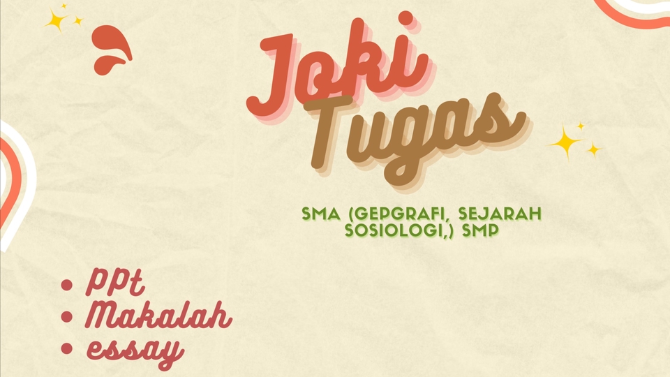 Jasa Lainnya - jasa joki tugas - 1