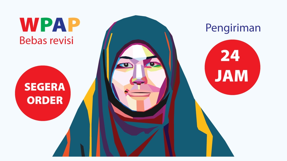 Gambar Potret - WPAP Jadi 1 Hari - 6