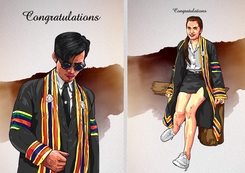 วาดภาพเหมือน Portrait - งานวาดภาพเหมือน Portrait เท่ห์ๆ คูลๆ - 3
