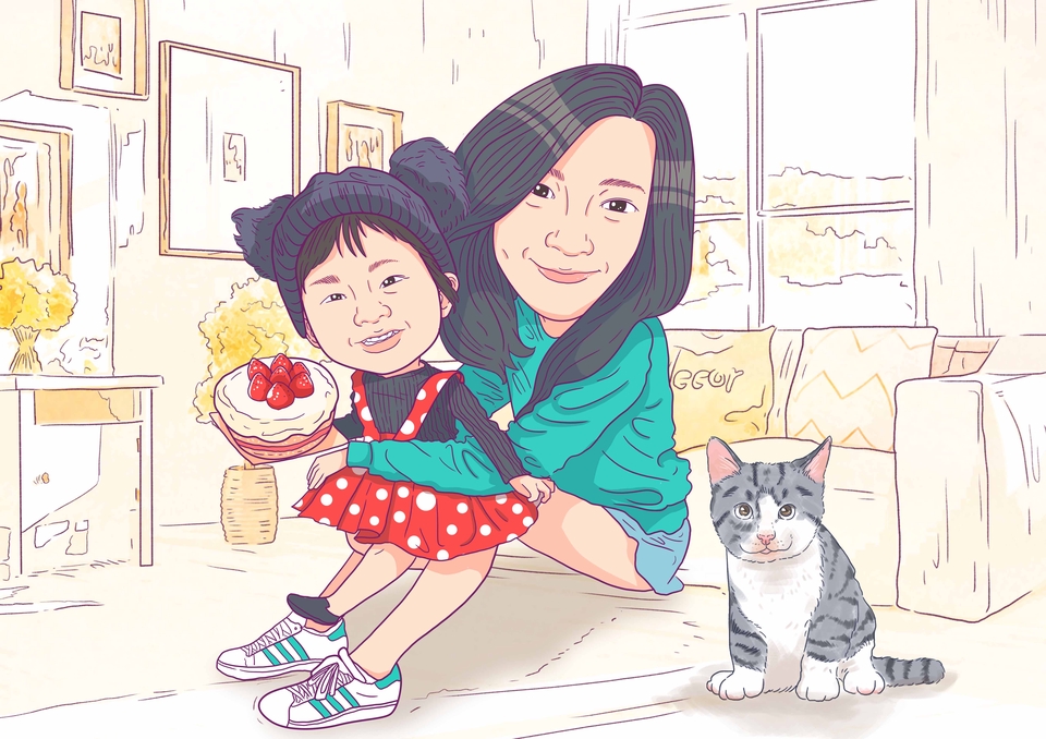 วาดภาพเหมือน Portrait - รับวาดภาพการ์ตูน ล้อเลียน ภาพ Portrait หลากหลายแนว ตามสั่งได้เลย - 11
