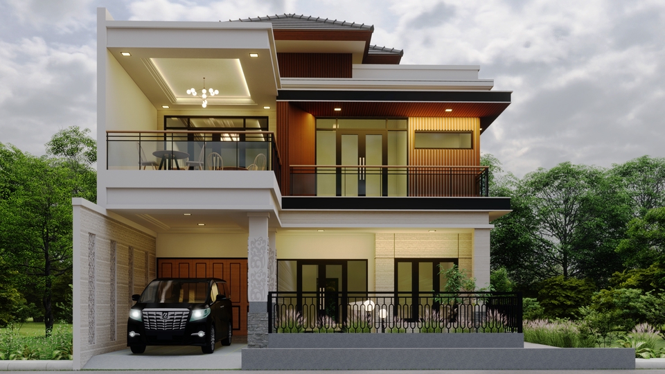 3D & Perspektif - Jasa Desain Rumah Arsitek 3D Rendering Visualisasi - 24