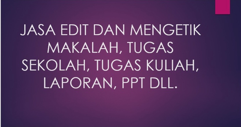 Pengetikan Umum - JASA EDIT DAN PENGETIKAN - 2