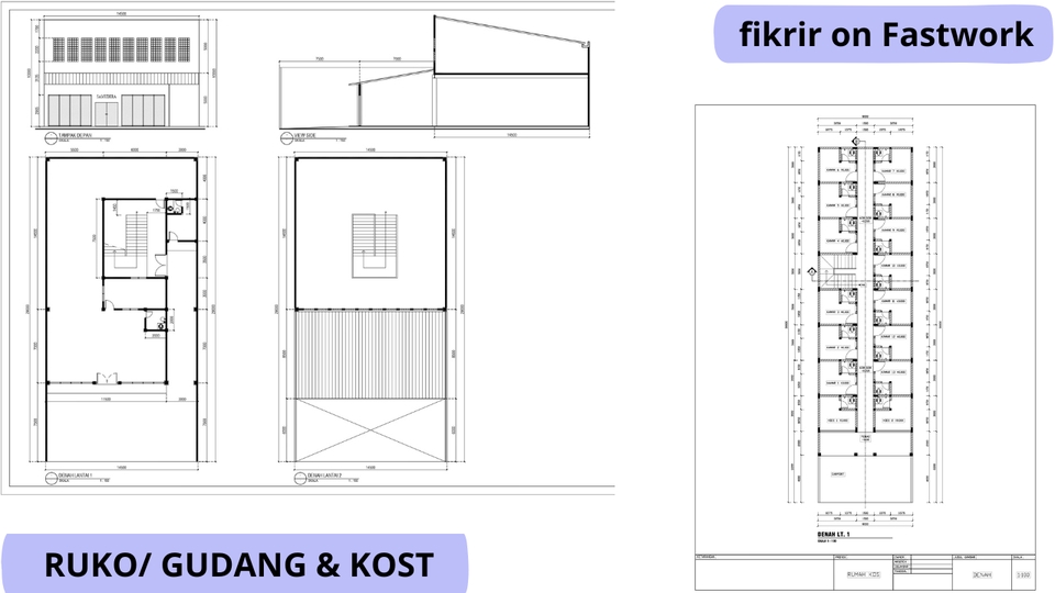 CAD Drawing - Jasa Gambar Kerja (shop drawing & asbuilt drawing) drafter - 9