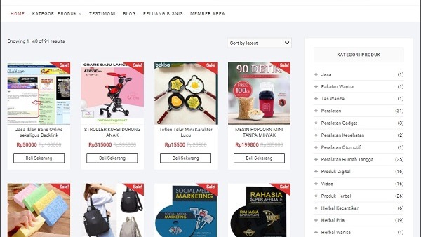 Web Development - Jasa Pembuatan Toko Online Murah, Produk Fisik, Digital, Jasa Baik Produk Sendiri atau Affiliate - 1