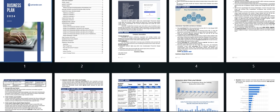 Contoh template bisnis plan untuk membantu anda membangun startup dan perusahaan baru.
