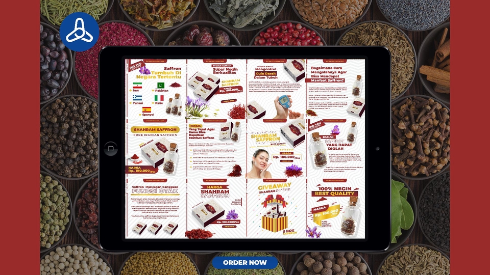 Banner Online - Desain Feed Instagram untuk Bisnis Herbal - 6