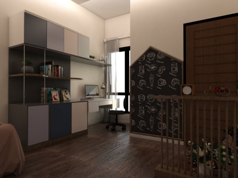 3D & Perspektif - Desain Layout Denah, 3D Modelling & Rendering - 8