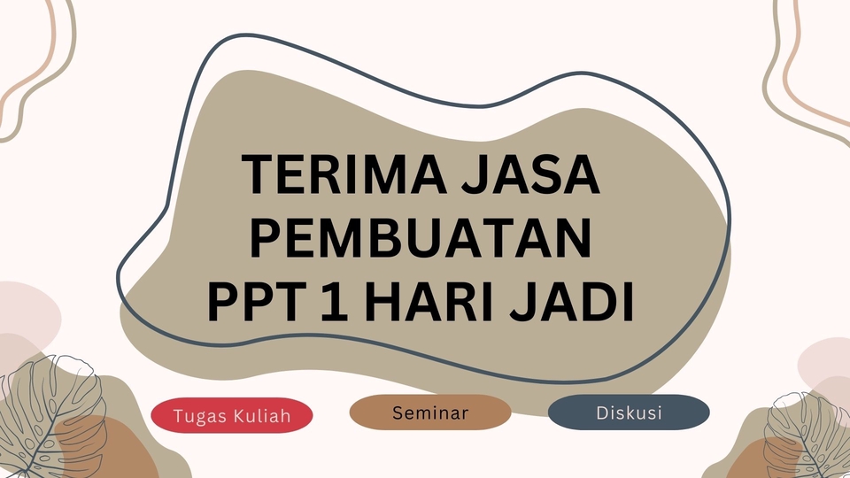 Presentasi - PRESENTASI MENARIK SEMUA JENIS TUGAS KULIAH, SEMPRO (PPT, CANVA, GOOGLE SLIDES) MURAH - 1