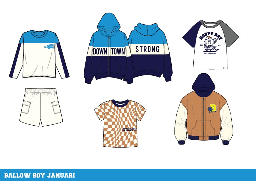 Desain Kaos & Motif - Design Baju Anak Lucu Untuk Bisnis Retail - 7