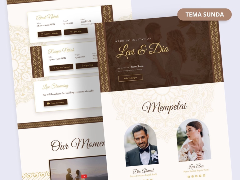 Kartu Ucapan & Video - Jasa Website Undangan Pernikahan Kualitas Premium - 19