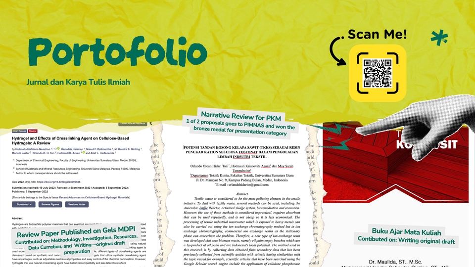 Jasa penulis artikel ilmiah dan copywriting profesional Indonesia. Portofolio penulis freelance: artikel, jurnal, proposal, buku.