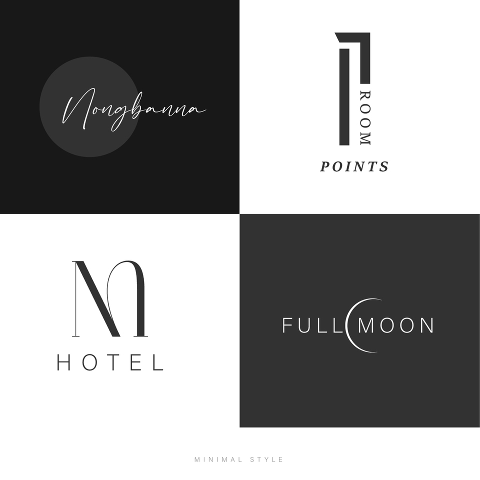 Logo - Logo Design | Minimal Style | รับออกแบบโลโก้มินิมอลและหลากสไตล์ สร้างตัวตนให้กับธุรกิจและสินค้า  - 2