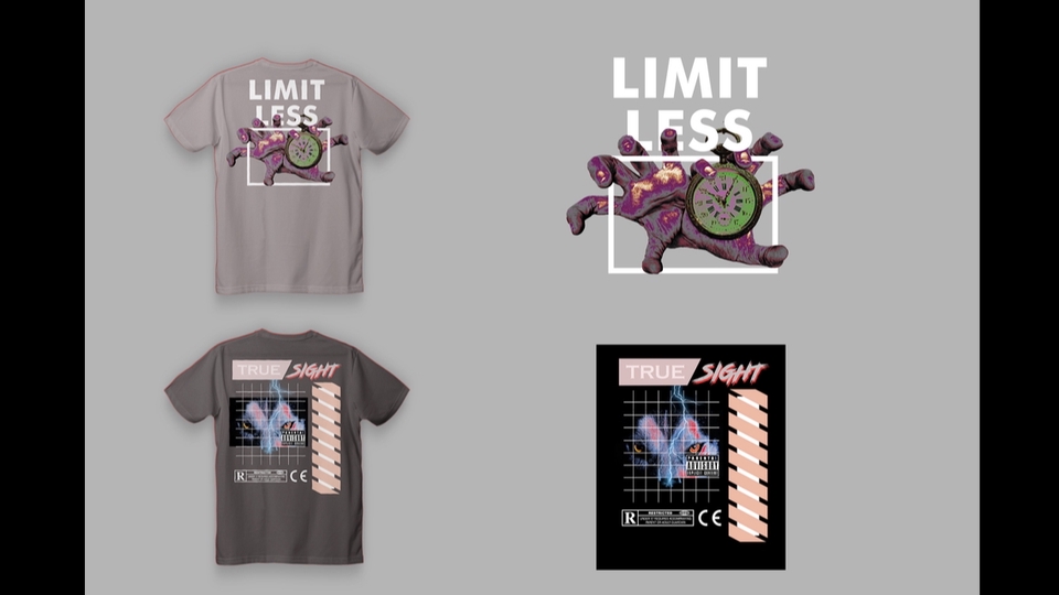 Desain Kaos & Motif - Desain T-Shirt Streetwear Custom Edgy and Modern Style - 6