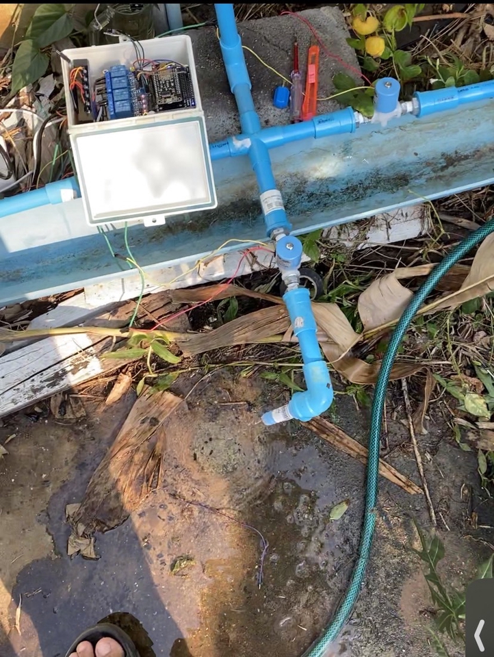 ระบบควบคุมเปิดปิดน้ำ/ไฟฟ้า ผ่านesp8266 ควบคุมผ่านแอพ Blynk