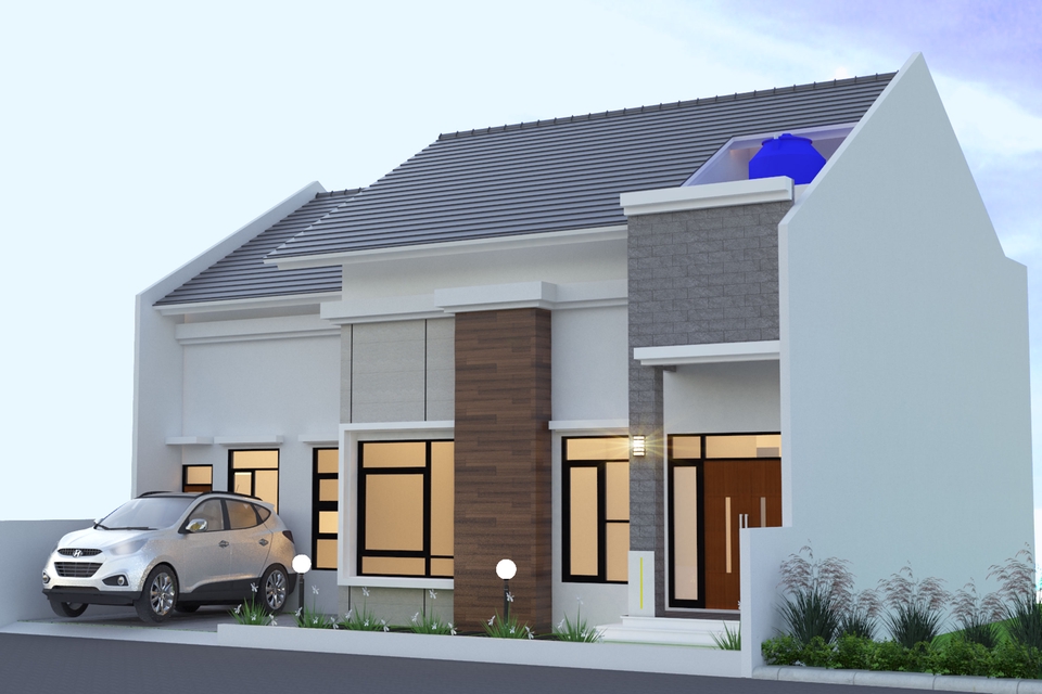 3D & Perspektif - Jasa Desain Rumah Arsitek 3D Rendering Visualisasi  - 7