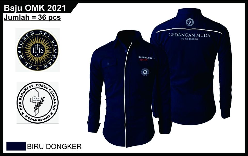 Desain Kaos & Motif - DESAIN KAOS, JAKET, PDH & LAINNYA MULAI 1 HARI JADI - 4