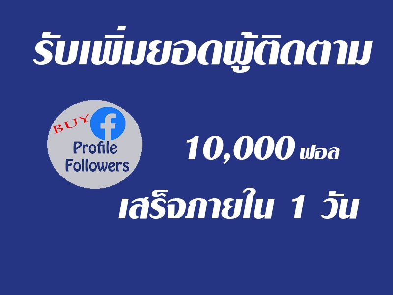 โปรโมทเพจ / เว็บ - รับเพิ่มยอดไลค์เพจ Facebook + เพิ่มผู้ติดตาม Facebook ส่วนตัว - 2