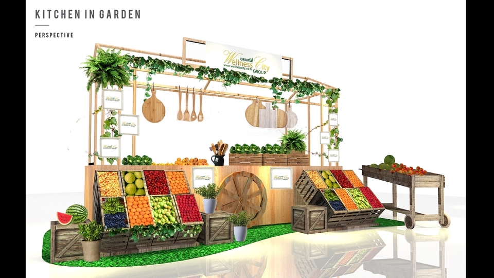 3D Perspective - 3D EXHIBITION DESIGN, BOOTH , EVENT - 3