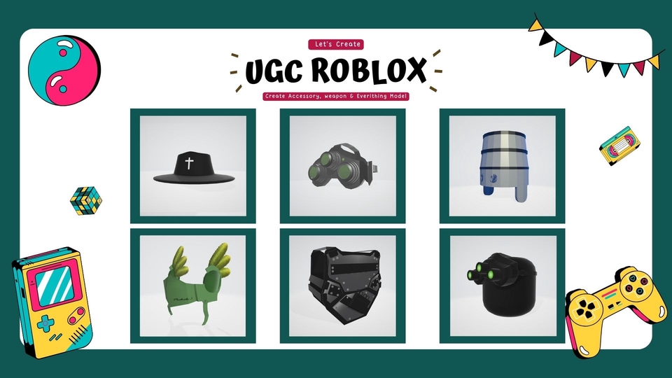 3D & Animasi - 3D UGC Roblox - 1