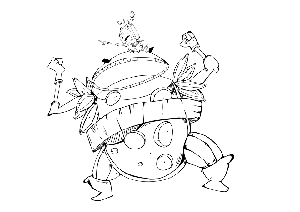 ออกแบบ Character & Mascot - รับออกแบบ Character/mascot สไตล์ graffiti น่ารักๆ - 2