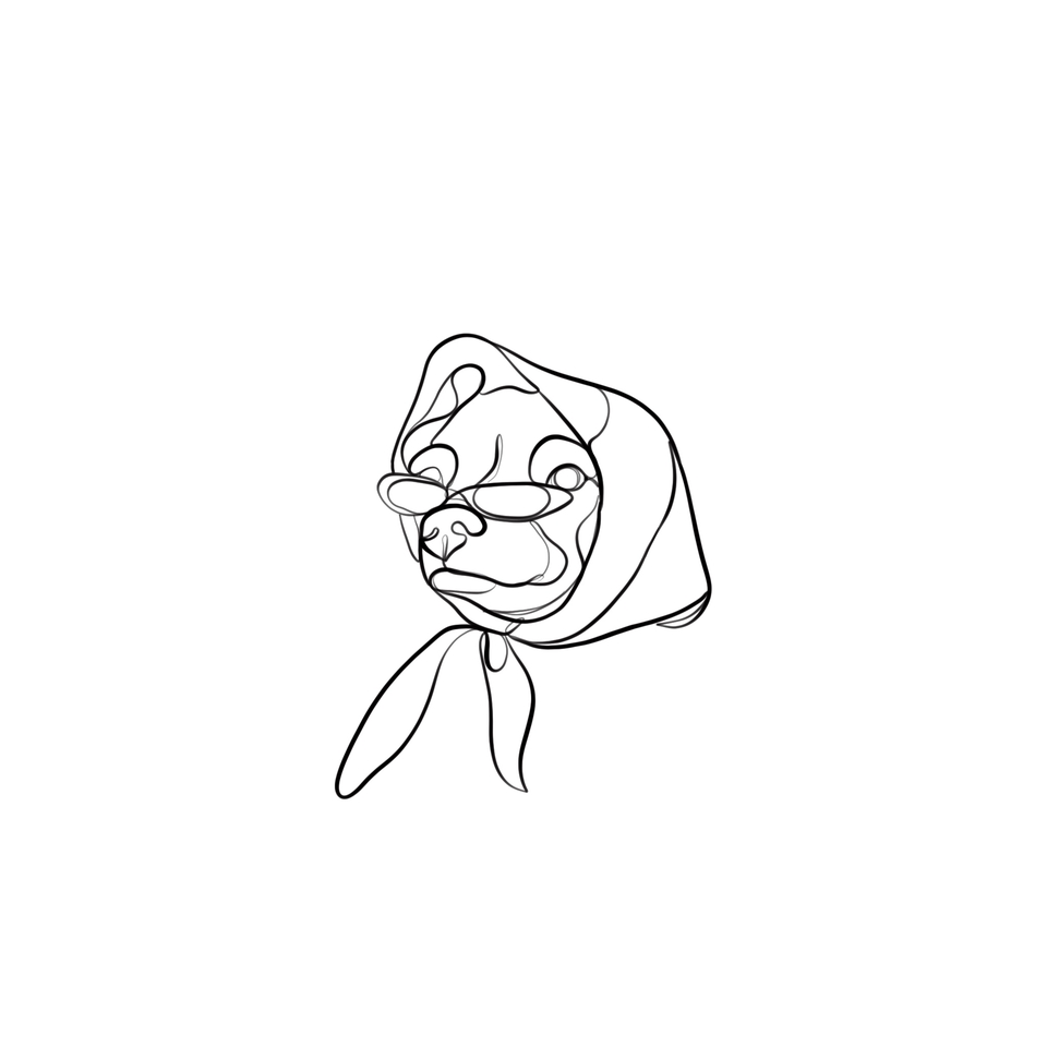 วาดภาพประกอบ - Line drawing - 2