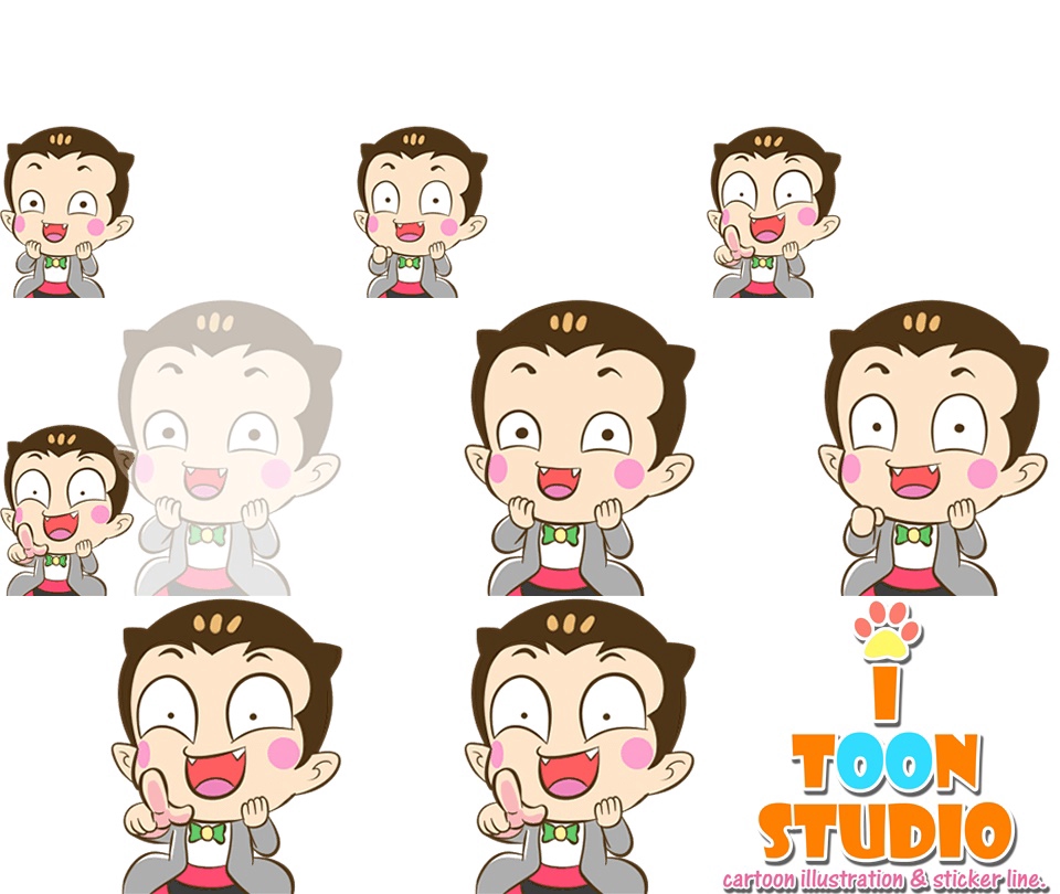 ออกแบบ LINE Sticker - สติ๊กเกอร์ไลน์สุดน่ารัก ชุดประหยัด สติ๊กเกอร์ไลน์อนิเมชั่น ชุดสุดคุ้ม!! - 14