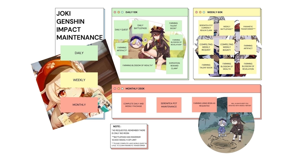 Gaming - Joki Genshin Impact Maintenance - 1