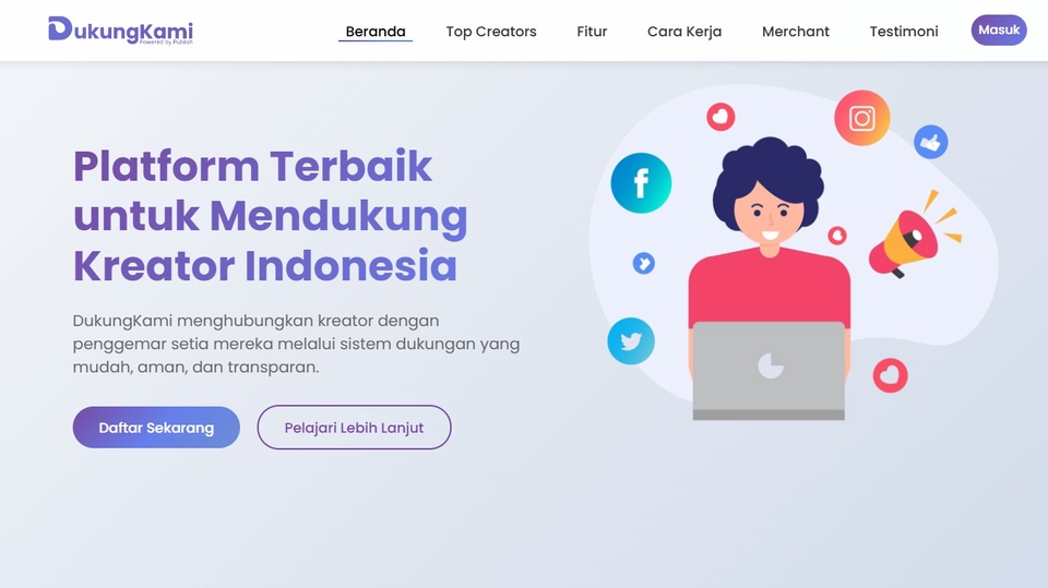 Jasa Pembuatan Website Profesional untuk Kreator Indonesia