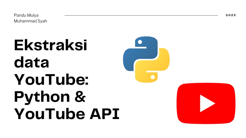 Analisis Data - Ektraksi data Dari YouTube - 1